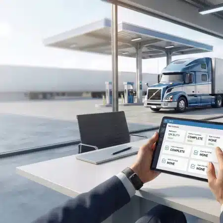 ELD Compliance Software Dashboard for Fleet Management Operations