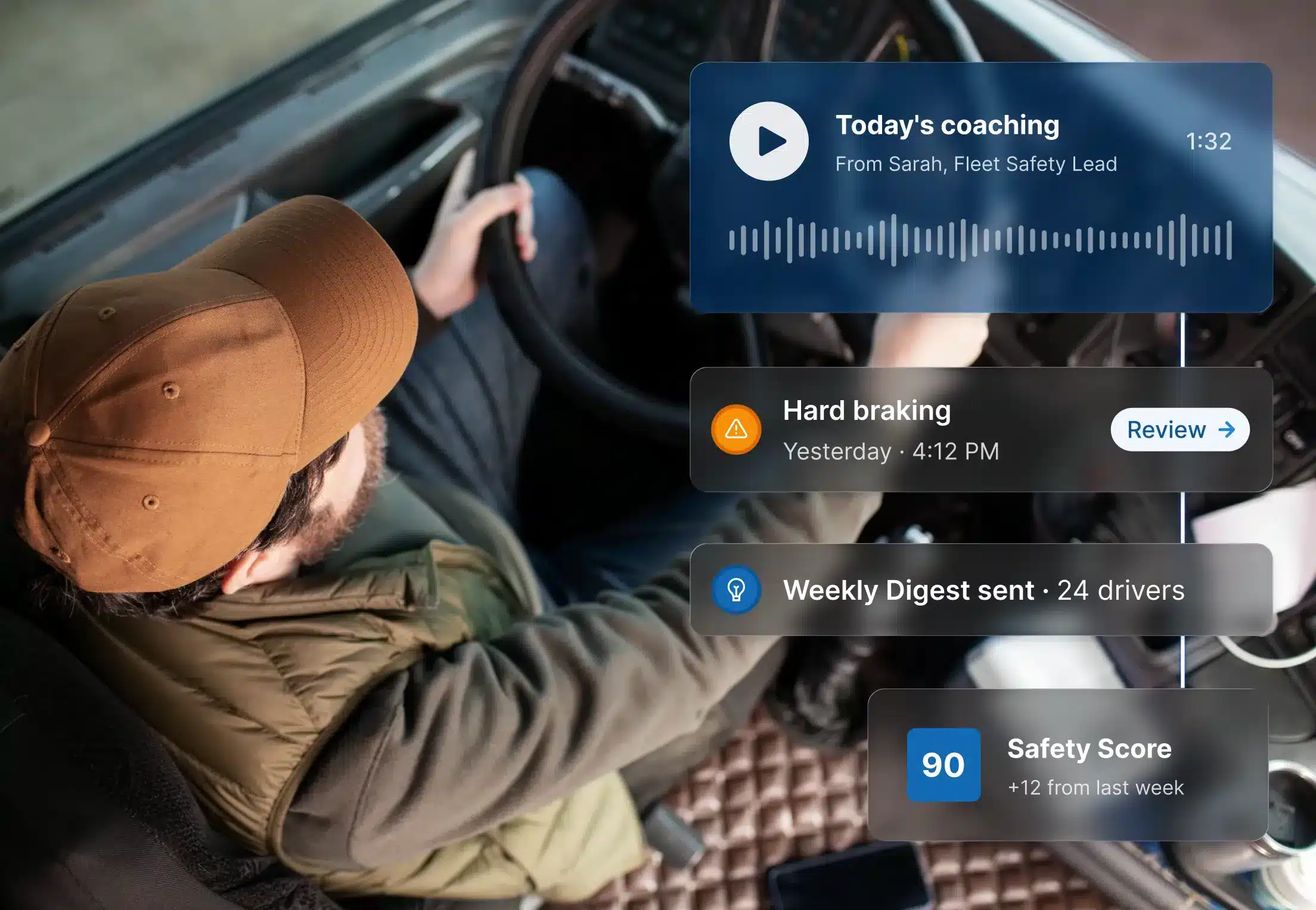 Zenduit coaching application – driver scorecard and AI digest